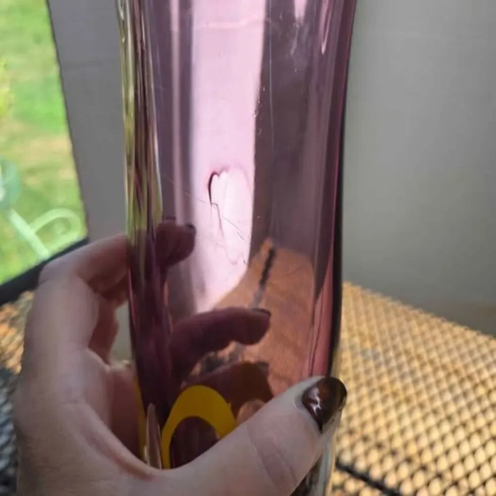 Ruffled edge Polish 24% crystal vase